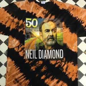 Neil Diamond Custom bleach dye 50th anniv